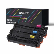 Multipack (3) Tonery CMY (Azurová Purpurová Žlutá) Kompatibilní s HP Color laserJet, Laserjet - Nahrazuje 304A (CC531A) / 305A (CE411A) / 312A (CF381A) / CRG-718 (2660B002)